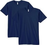 Unisex Cotton T-Shirt – Black / Red / Blue - Image 2
